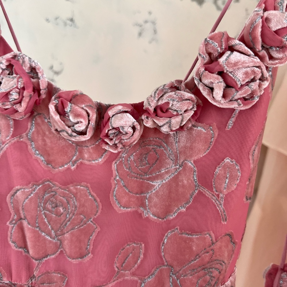 For Love And Lemons Raya Mini Dress Size Medium - Picture 4 of 9